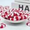 20 шт. Ручная работа Рождественские имитации конфет Пластиковые рождественские подвески-конфеты Праздничные