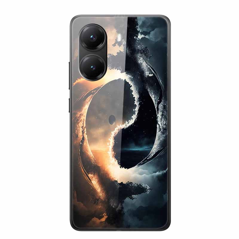Glass Case For Poco X7 Pro Case X7Pro Hard Tempered Glass Back Cover Soft Bumper For Xiaomi Poco X7 Pro Case PocoX7 Pro Fundas