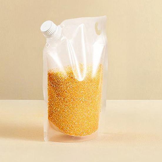 Герметичный пакет для хранения продуктов с крышкой, стоячий мешок для хранения риса, герметичный многоразовый мешок для хранения круп для муки, бобов, кухонного шкафа, кладовой