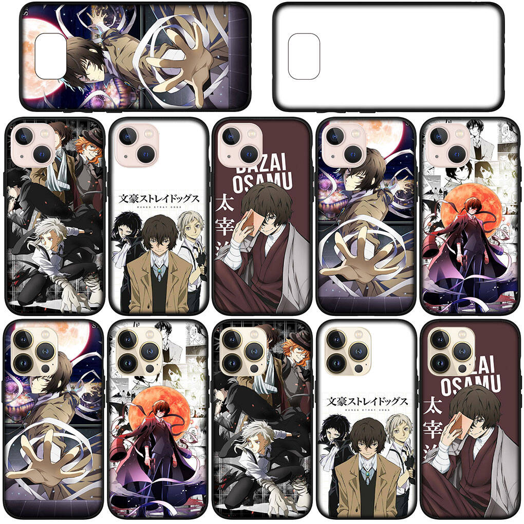 Чехол для iPhone 17 16 15 Xiaomi Poco Redmi Note 14 13 12 11 Pro Max 9 16e Samsung Galaxy S25 S24 S23 OPPO Huawei Мультяшный Bungou Stray Dogs Чехол для телефона