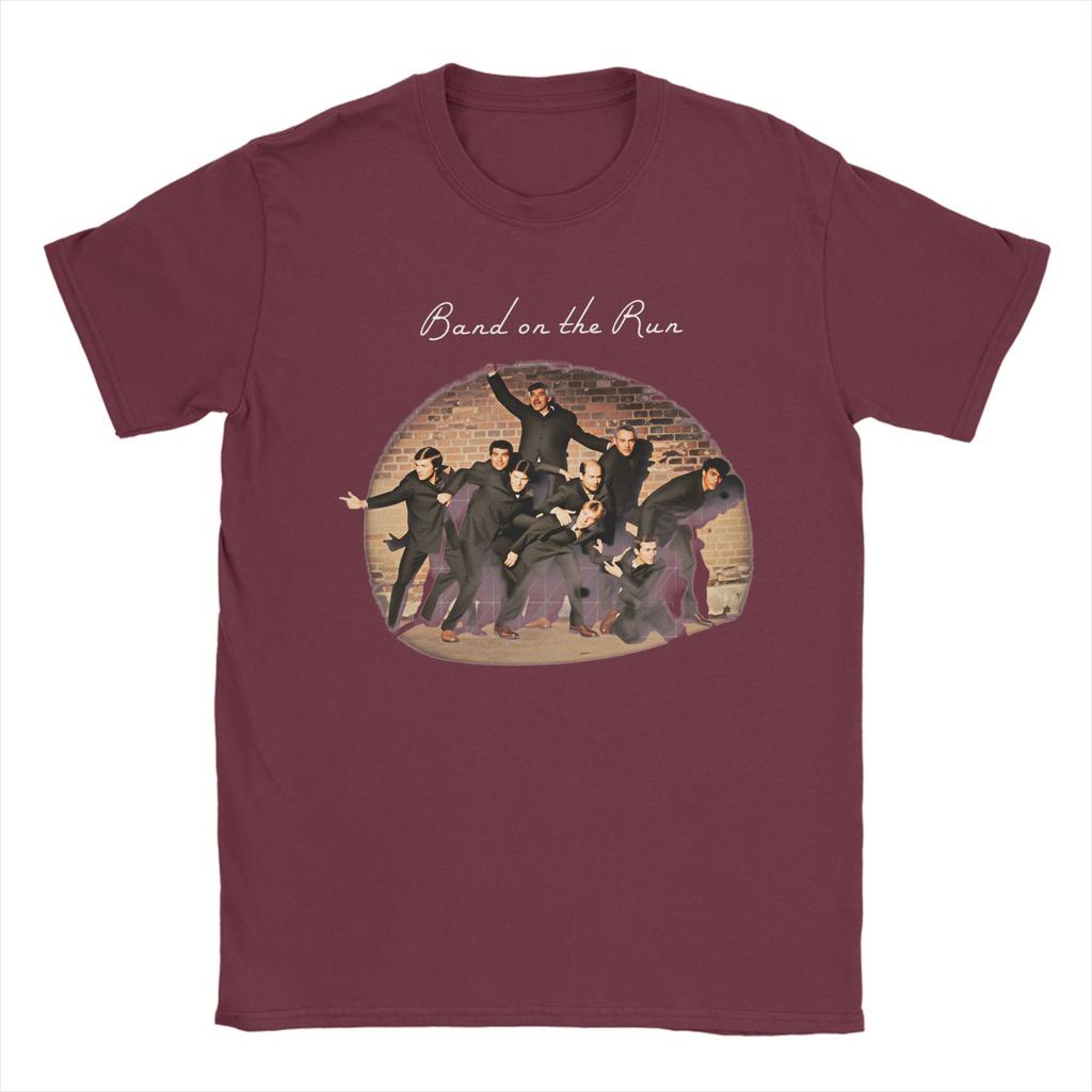 PaulsMcCartneys Unisex On The Run Unisexs T Shirts Amazing Tee Shirt Short Sleeve Crewneck TShirt Pure Cotton 4XL 5XL 6XL Clothing