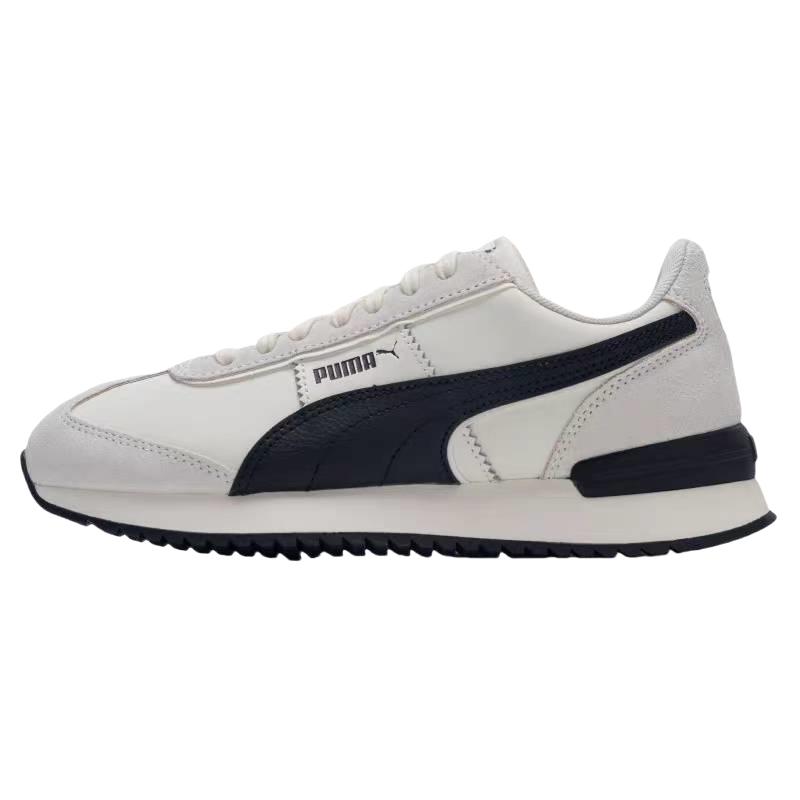 Puma R78 Retro Comfortable Versatile Shock Absorbing Lightweight Low Top Lifestyle Casual Shoes Unisex Casual Shoes White Black 402241-01