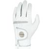 1pc Men's Golf Glove Micro Soft Fabric Breathable Golf Gloves With Magnetic Marker Replaceable White Glove