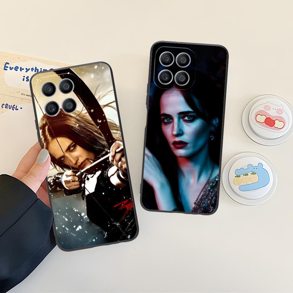 Матовая TPU чехол для мобильного телефона Eva Green для Honor 90 80 70 60 50 30 20 10 9 8 7 Pro S SE Lite 5G Цветная печать