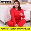 Thermal Underwear Ladies Extra Fat Cotton Thick Pajamas Plus Size Autumn Clothes Long Trousers Suit