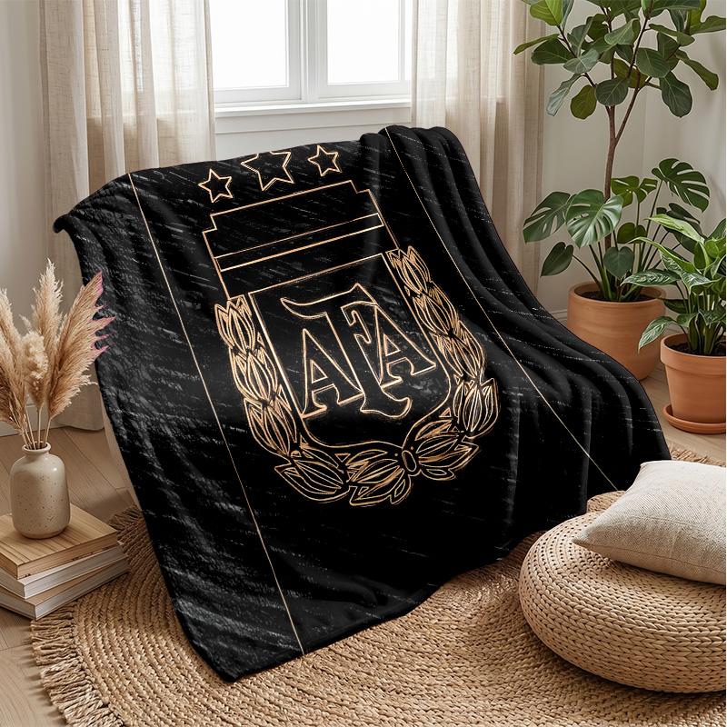Argentina national football team Theme blanket Soft Flannel Fleece Blanket Warm Lightweight Throw Blanket for Home Sofa Bed