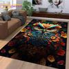 3D Cute Owl Eagle Birds Cartoon Carpet Rug for Bedroom Living Room Home Sofa Decoration,Children Game Large Decor Floor Mat Gift