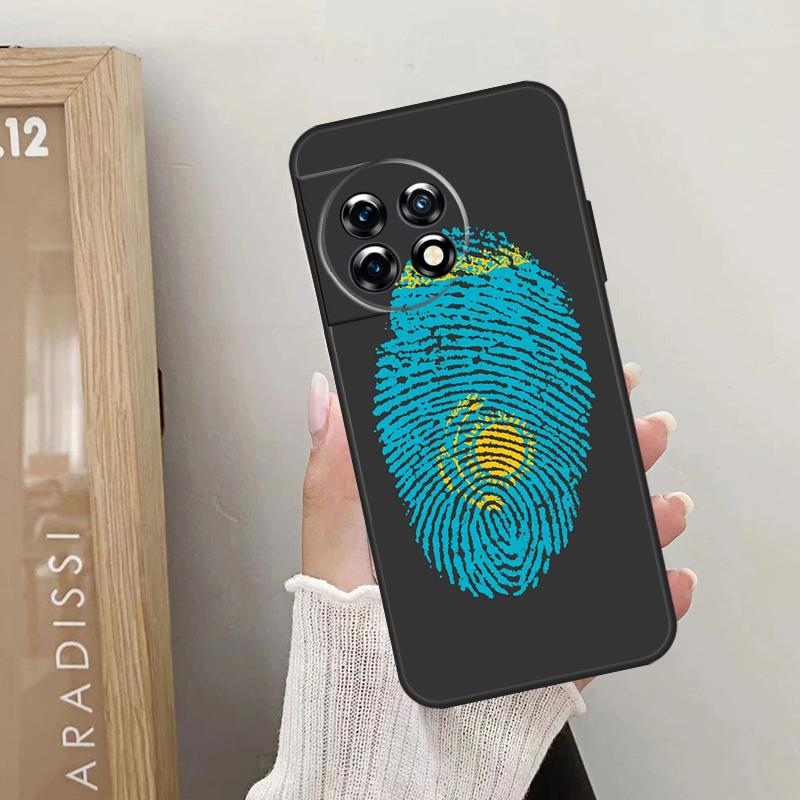 Чехол с флагом Казахстана для OnePlus Nord CE 4 3 2 Lite 2T N10 N20 N30 OnePlus 12 11 9 10 Pro 8T 10T 12R Cover