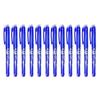 12 blue rubber pens 0.5mm rubber pens rechargeable ballpoint pens erasable and durable