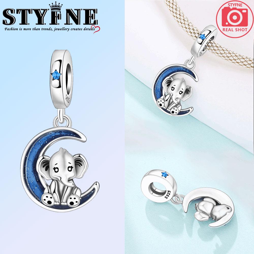Copper Balloon Lion Elephant Panda Kitten Coffee Cup Charms Beads Pendant For Original Bracelet Woman Girl Jewelry