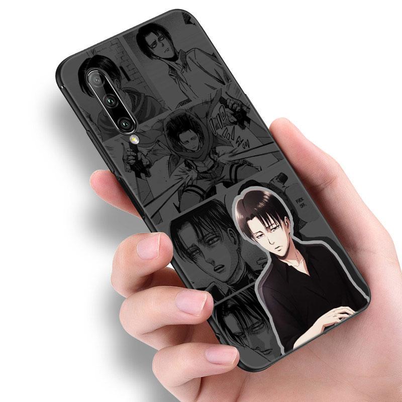 Чехол с изображением аниме «Атака Титанов» Леви Акерман для Huawei Y9A Y9S Y8P Y8S Y7A Y7P Y6P Y6S Y5P Y5 Lite Y6 Y7 Y9 Prime 2018 2019