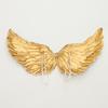 Adult Women Girls Swallow Wings Angel Feather Wings Princess Gold Wing Model Catwalk Stage Party Performance Halloween Dress Up