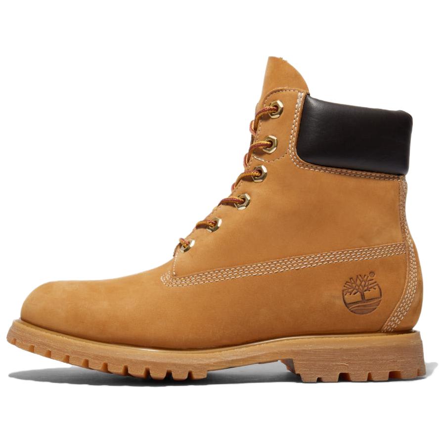 Timberland 6-дюймовые водонепроницаемые ботинки премиум-класса на шнуровке, пшеничные, женские кроссовки, рыжие, TB1103617-131