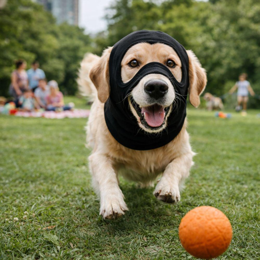 Мягкий Теплый Чехол на Голову для Питомца Эластичные Успокаивающие Наушники для Собаки Защитный Головной Убор для Восстановления Собаки Активность на Открытом Воздухе