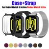 Stainless Steel Strap + TPU Protective Case Cover for Redmi Watch 5 Active Lite Metal Strap Soft Protector Shell for Redmi Watch5 Lite Accessores