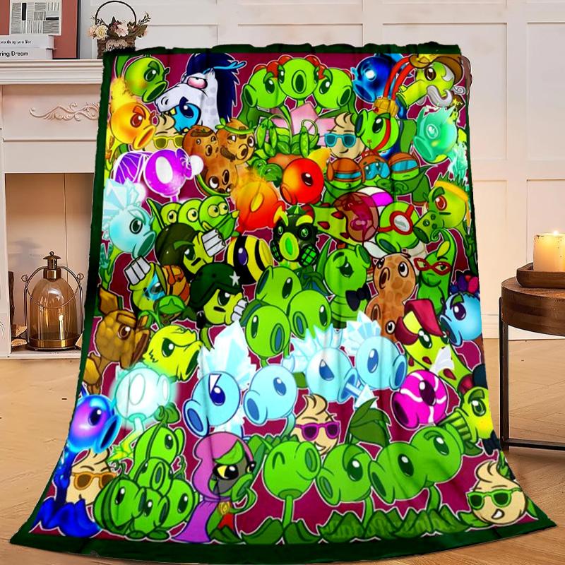1PC Zombie Party Flannel Blanket Gift, Suitable for Both Men And Women, Soft Ideal for Beds And Sofa, Birthday Or Christmas Gift