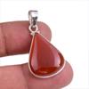 Натуральный Красный Оникс Драгоценный камень Ручной работы 925 Проба Серебро Ювелирная Подвеска 1,50'' y2q81