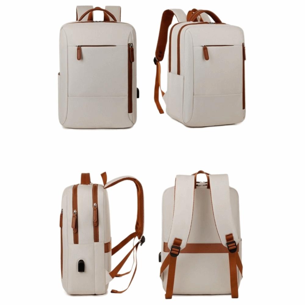 Oxford Laptop Backpack Large Capacity Wear-resistant Student School Bag Multi-layer With Luggage Belt Business Backpack Women
