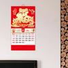 Настенный календарь 2024 год Дракона Прозрачная печать Плотная бумага Цветная печать Листовки Цветная праздничная отделка стен