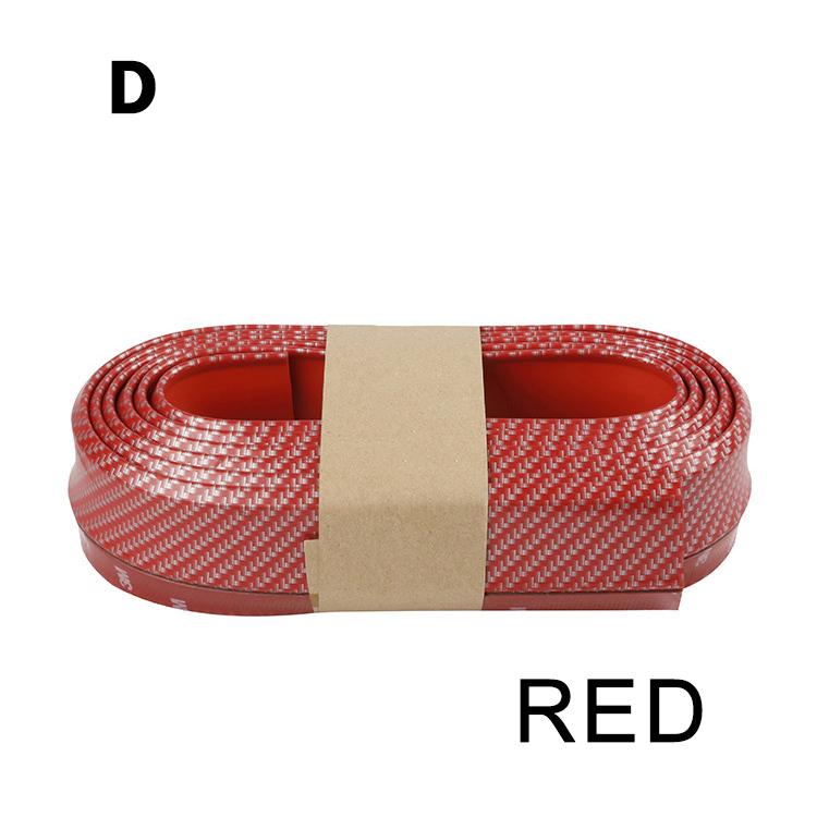 Универсальный автомобильный бампер для губ 2,5 м, наклейки для переднего бампера автомобиля, резиновая защита для автомобильного бампера, внешние молдинги, бампер для губ