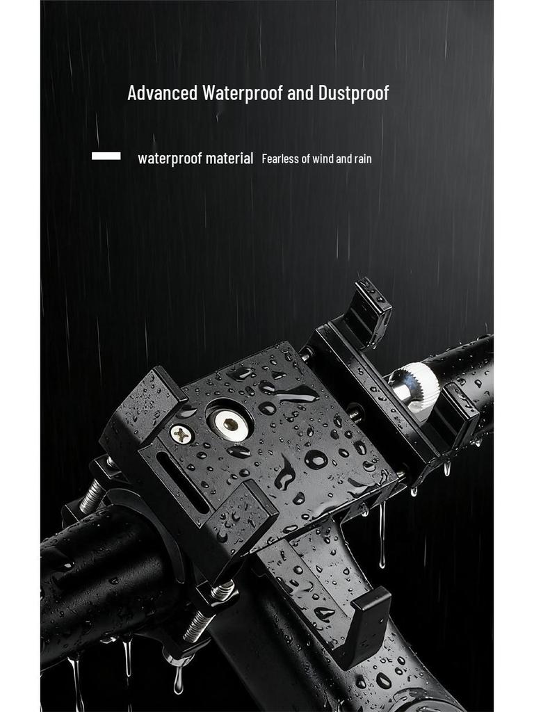Aluminum Alloy Bike Phone Holder for Cycling and Navigation