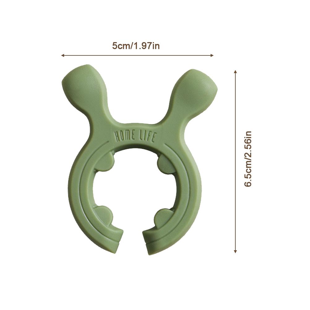 Силиконовая подставка для лопаток в виде оленьих ушей, домашняя кухонная плита, защита от перелива, суповая ложка, кухонная утварь, размещение, защитная подставка для лопаток, мобильная стойка для хранения