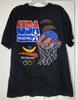 Винтажная футболка USA Basketball Olympics Barcelona 1992 года, черная, размер L, унисекс