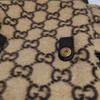 [Pre-Owned] Vintage Logo Wool And Leather Large Capacity Backpack - Excellent #1IPZO94