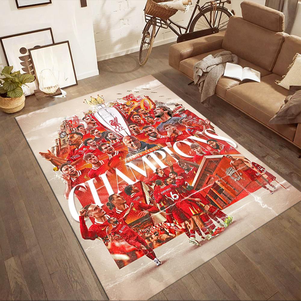 Liverpool Football Club Floor Mat Perfect For Decorate Room Foyer Bedrooms Outdoor Antislip Carpet Office Home Decor