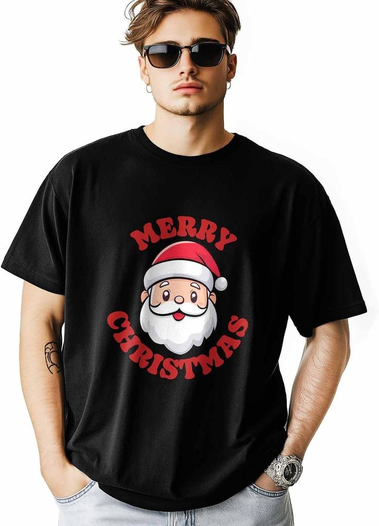 Santa Claus Merry Christmas Graphic T-shirt