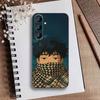 Аниме Чилл Парень Мерч Чехол для телефона Для Samsung Galaxy A73,A21s,A22,A31,A52,A53,A71,A41 Мягкий Черный Корпус