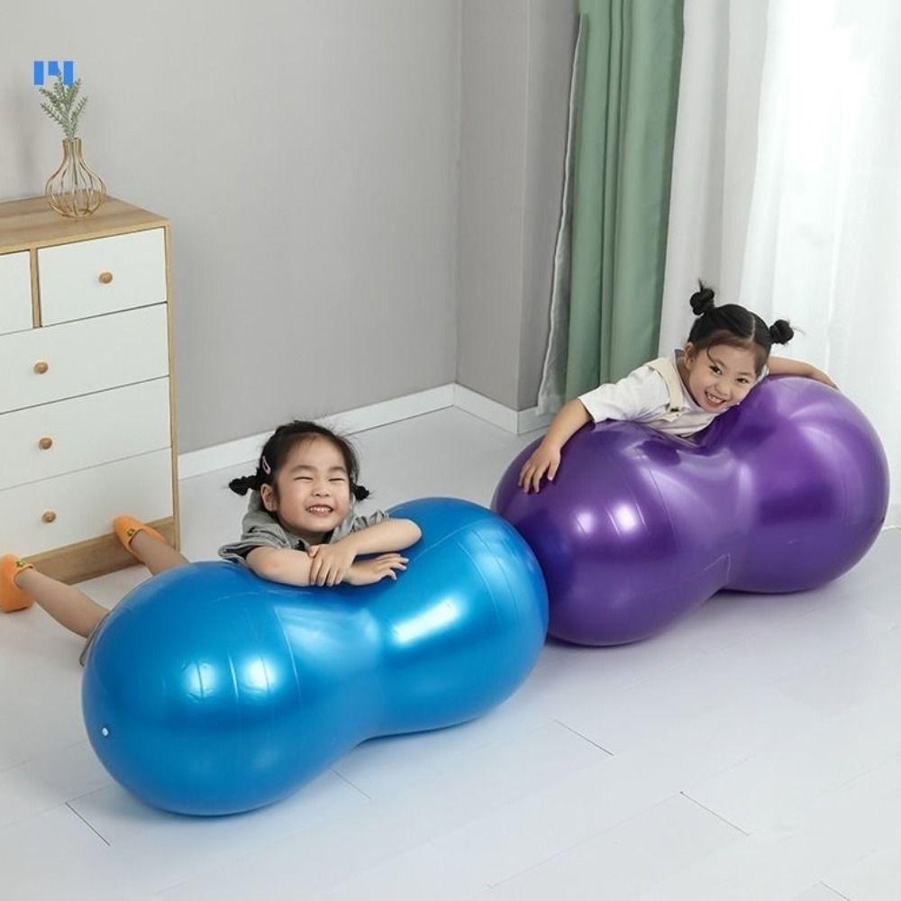 Прочный мяч-арахис Утолщенный мяч для йоги и фитнеса Баланс Спорт Пилатес Мяч для йоги Взрослый фитнес