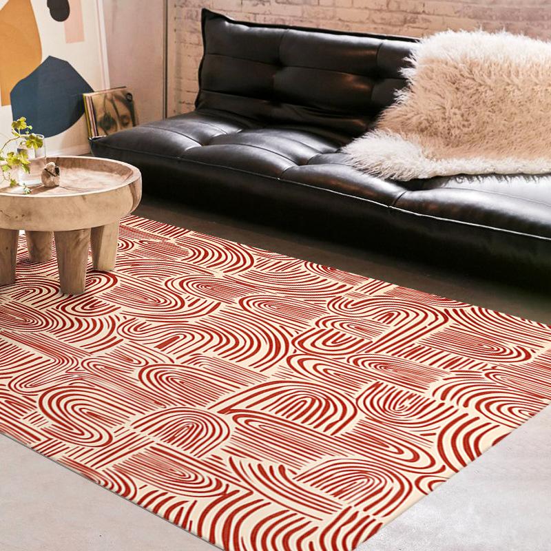 Напечатанный 3D марокканский ковер для гостиной, спальни, кабинета, небольшой свежий ковер, моющийся