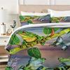 Tree Frog Frog Animal Quilt Cover Bedding Three-Piece Quilt Cover Independent Station