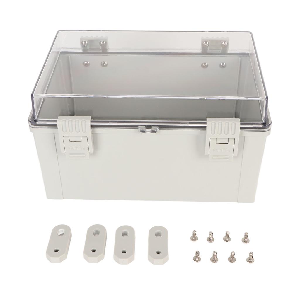 Power Distribution Box IP66 Waterproof Transparent Cover Electrical Junction Box Snap Type