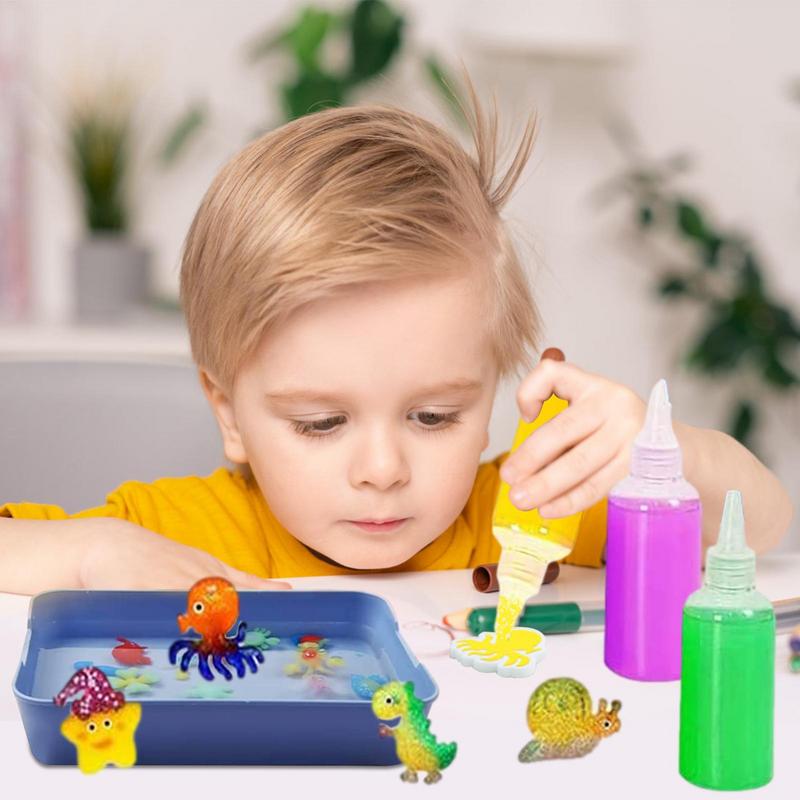 Набор 3D Волшебных Гелей DIYFairy MagicWaterElf Форма Океана Набор Животных-Компаньонов Игрушечный Набор Геля Аква Феи Рукоделие Детский Детский Подарок