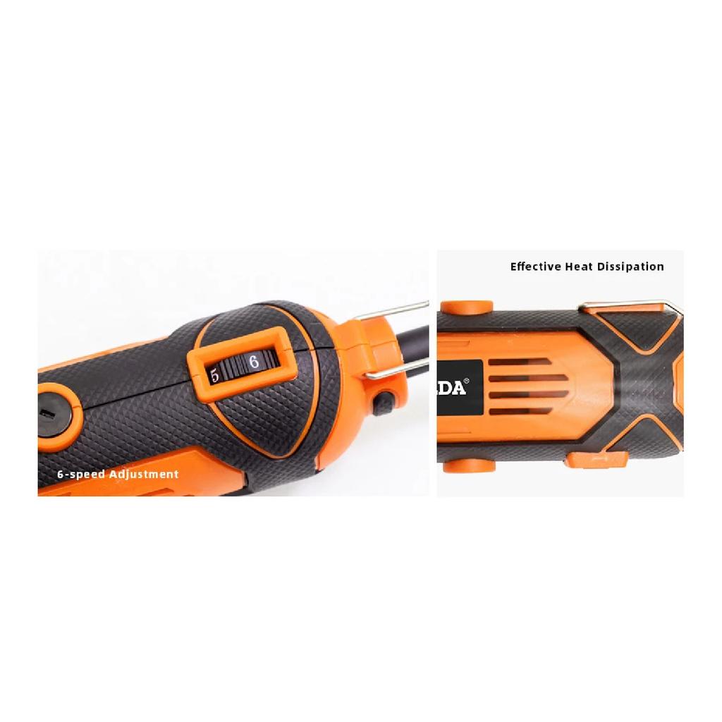 HILDA 200W Engraver Electric Drill Engraving Dremel Rotary Tool Machine New Style Variable Speed Mini Drill Power Tools
