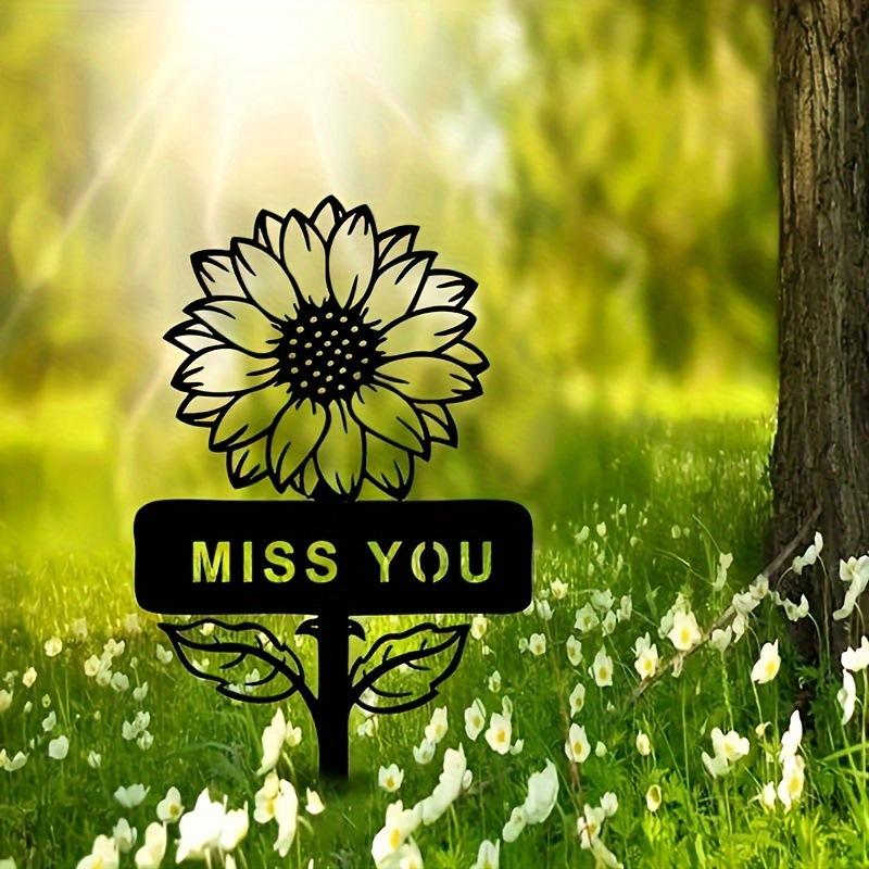 1 шт. Очаровательный металлический садовый декоративный колышек в виде подсолнуха для улицы, двора, патио, сада, фестиваля, украшения для домашней вечеринки