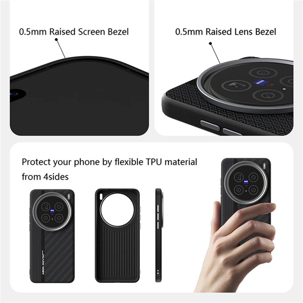 Чехол для Vivo X200 Pro с поддержкой Magsafe, тонкий, жесткий, из сплава, с защитой объектива, магнитный, для беспроводной зарядки, карбоновая крышка-оболочка, Vivo Grip