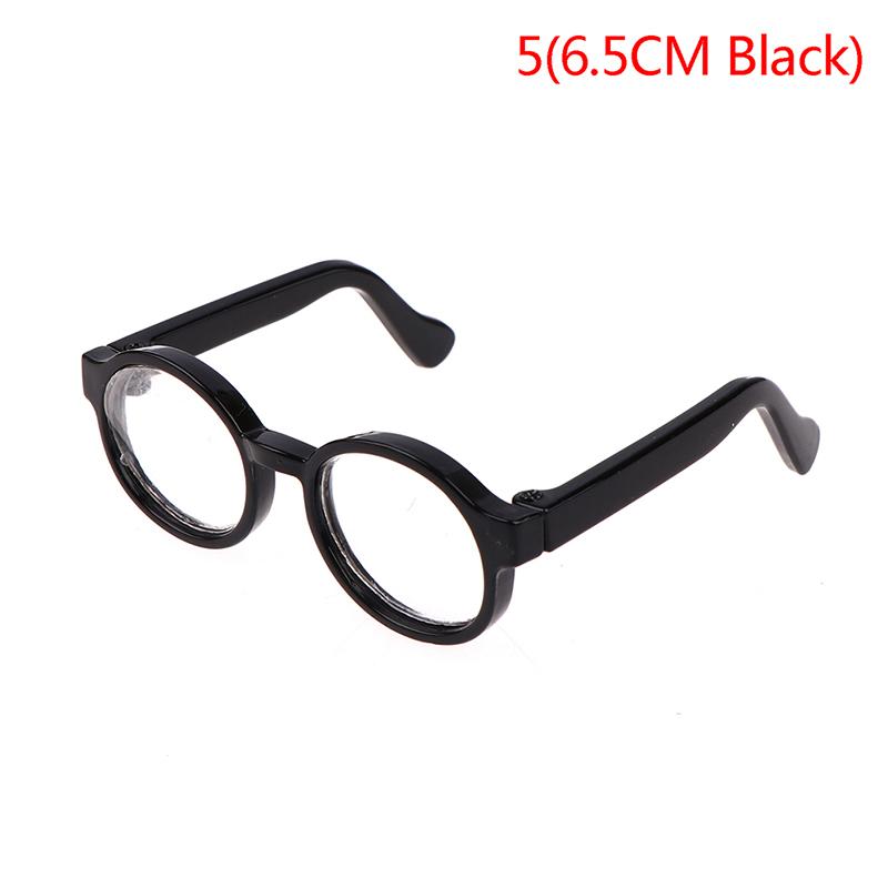 Plush Doll Glasses Accessory Round Frame 6.5/9.5Cm Eyewear Clear Lens