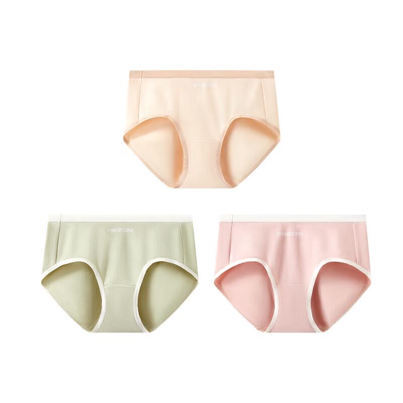 ManiForm Women's Low-Rise Cotton Briefs 3-Pack