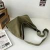 Large Capacity Canvas Crossbody Bag Retro Tote Bag Fashion Messenger Bag  Travel