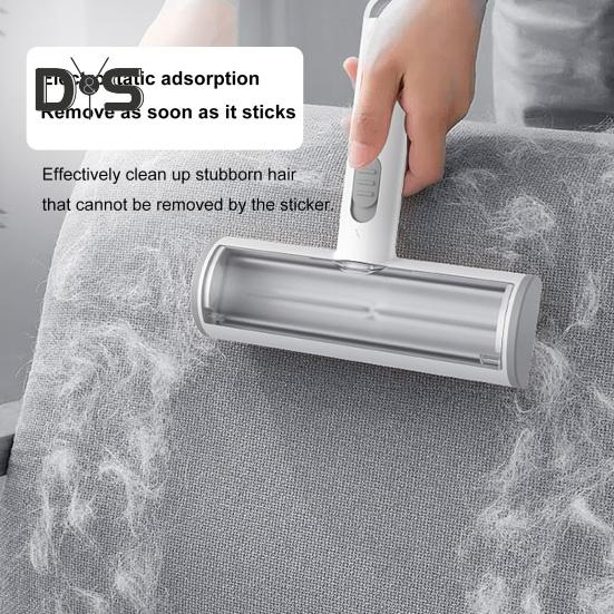 Pet Hair Remover Reusable Washable Pet Hair Removal Tool One-Click Fur Lint Roller for Couch Carpet Clothing Furniture