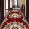 European Luxury Long Corridor Carpet Non-slip Stairway Hallway Decoration Runner Rug Customizable Aisle Kitchen Mat Washable