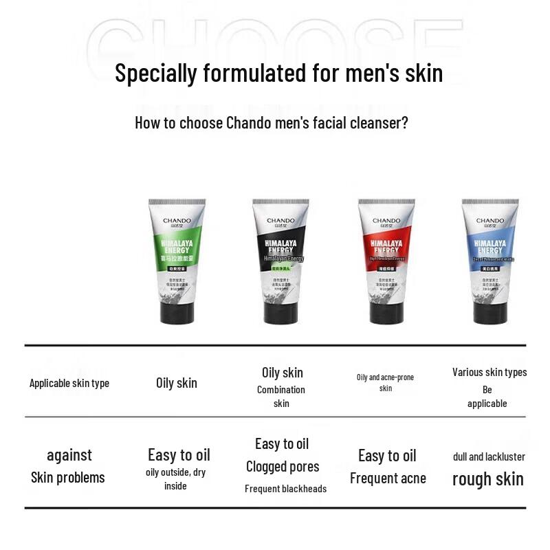 CHANDO Men's Himalayan Mud Facial Cleanser