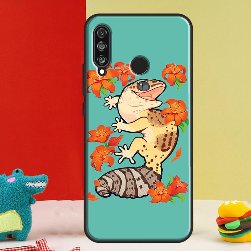 Чехлы для Huawei Nova 12i 12s 11i 5T 9 10 SE Y91 Y90 Y60 Y70 Y72 Y61 P60 Pro P20 P40 P30 Lite с рисунком ящериц и гекконов