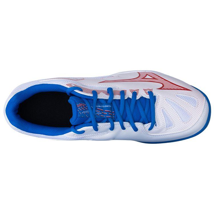 Mizuno Gate Sky Lightweight Shock Absorption Anti-Slip Durable Low-Top Badminton Shoes Unisex Shoes Red White Blue 71GA234009