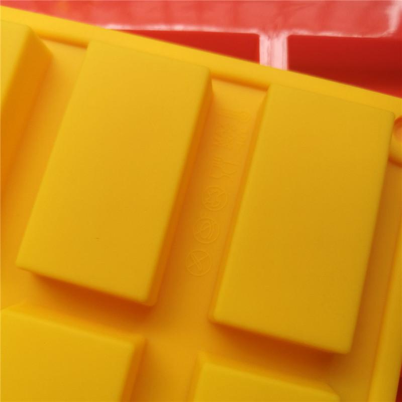 20 Cavity Financier Silicone Cake Mold French Dessert Tools Gold Bricks Chocolate Mold DIY Baking Cake Tools