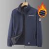 Men's Cold-Resistant Polar Fleece Stand Collar Jacket - Large Size