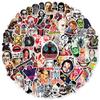 100 Pcs Horror Movie Characters Stickers for Bumper Laptop Skateboard Phone Cars